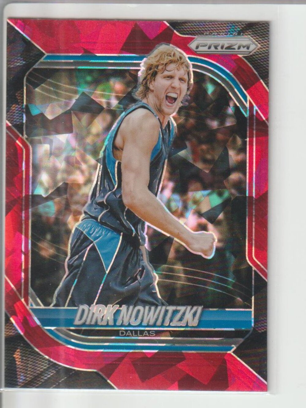 Dirk Nowitzki 2025-26 Panini Prizm Red Ice Prizm Dallas #142